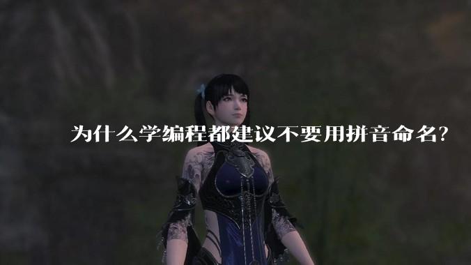 为什么学编程都建议不要用拼音命名？