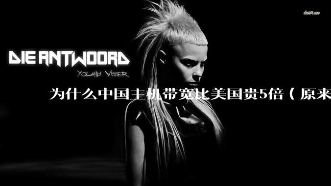 为什么中国主机带宽比美国贵5倍（原来错误的10000倍），比如阿里云？